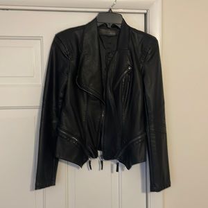 Faux Leather Jacket, womens